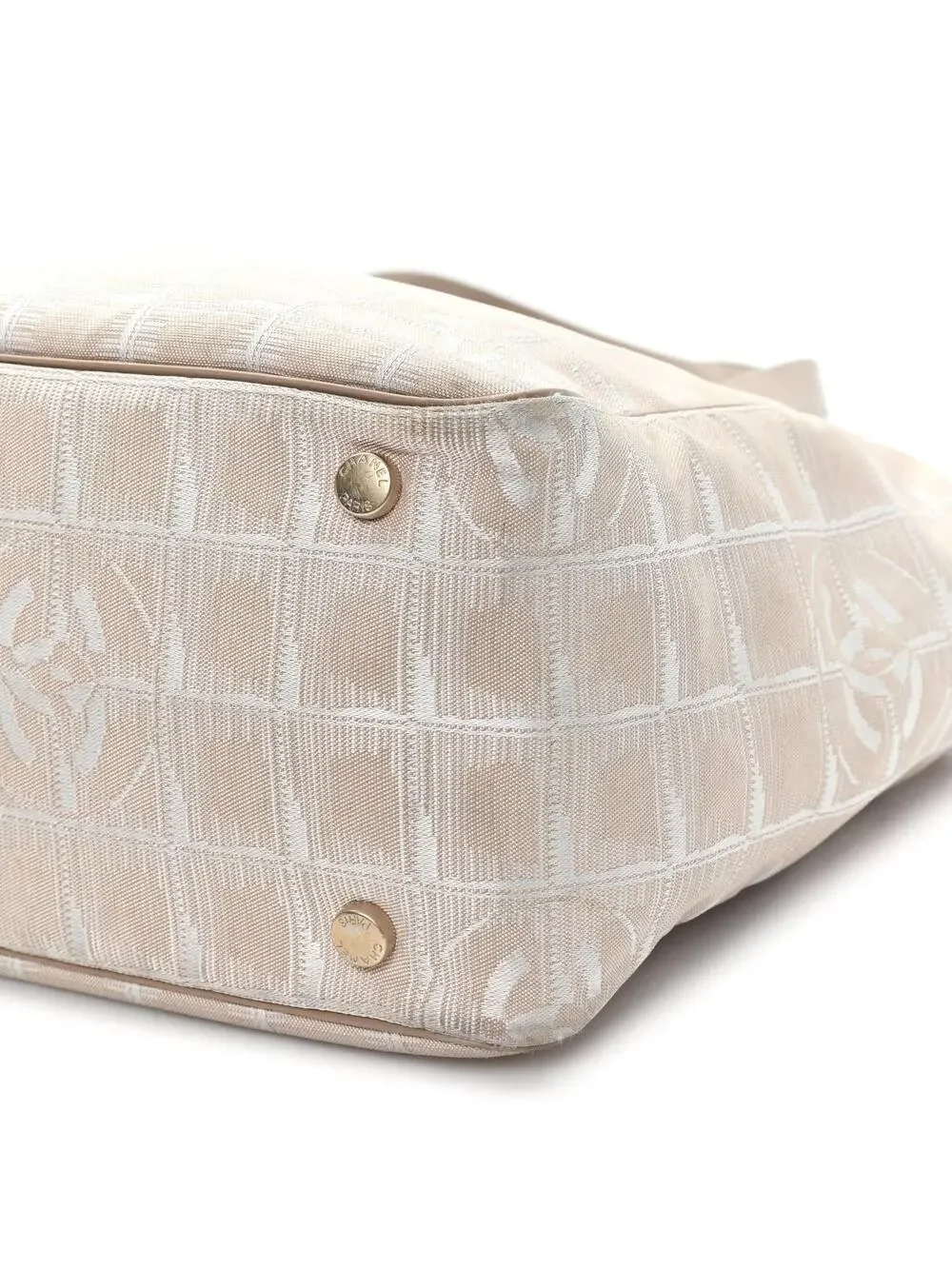 Chanel Nylon Small Travel Tote Beige #301551C37B